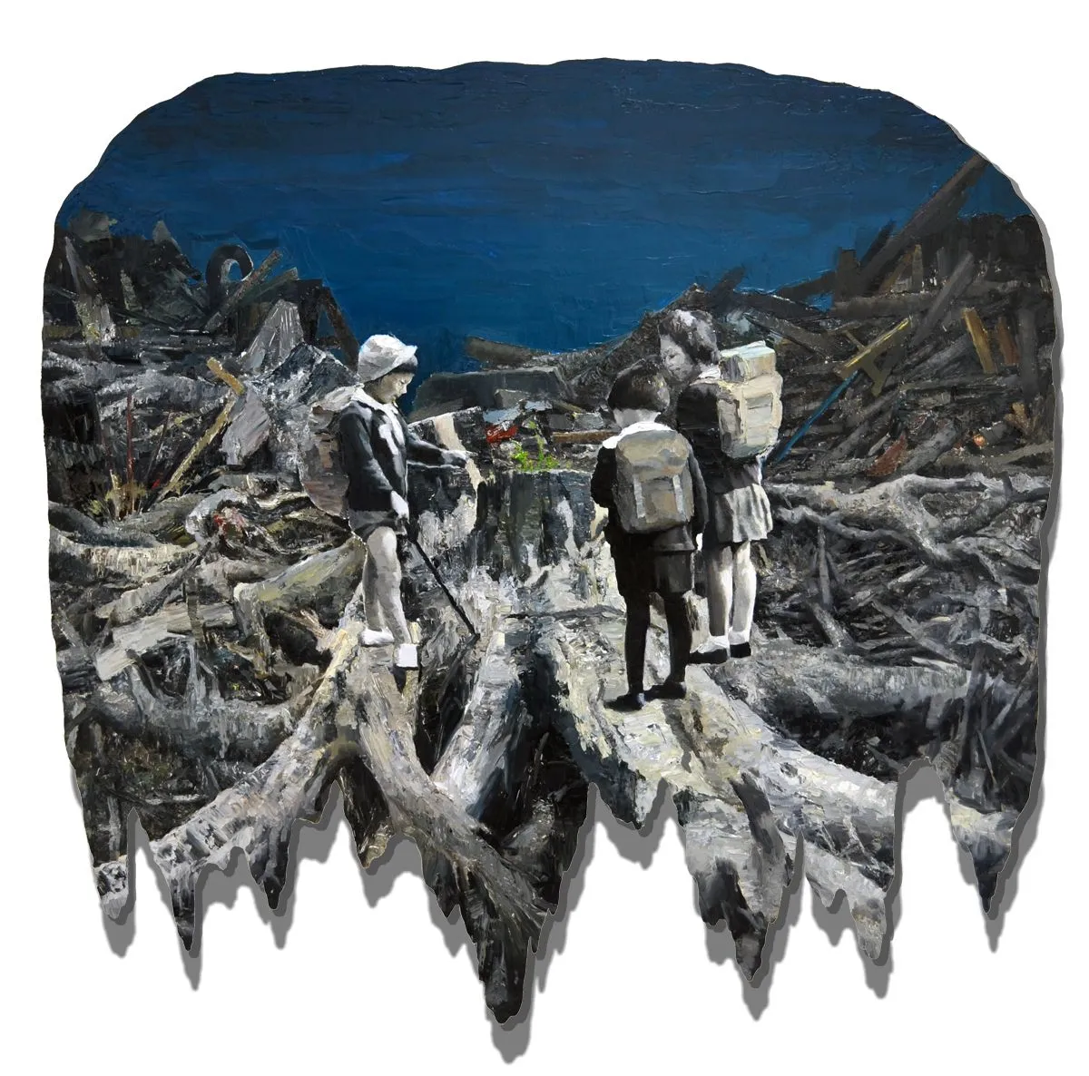 Exploring the nearby hills with a dose of imagination; learning to live in a world of ruins.