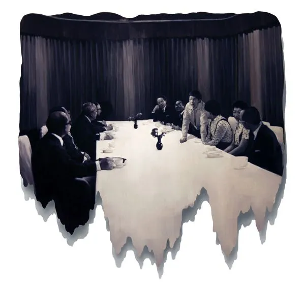 discuss a problem at the meeting